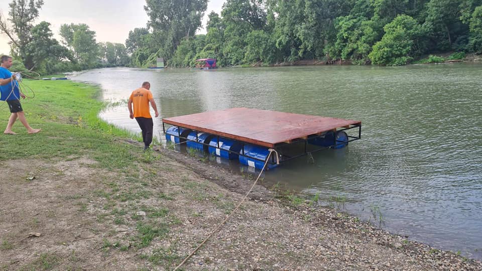ponton u glogonju na tamsiu 26 7 1