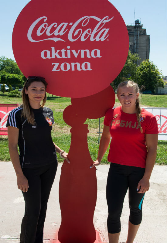 Olimpijke Bojana Veličković i Nikolina Moldovan