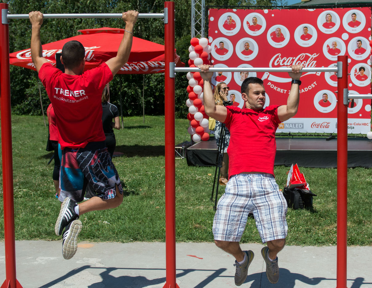 Treninzi Coca Cola aktivna zona u Pančevu