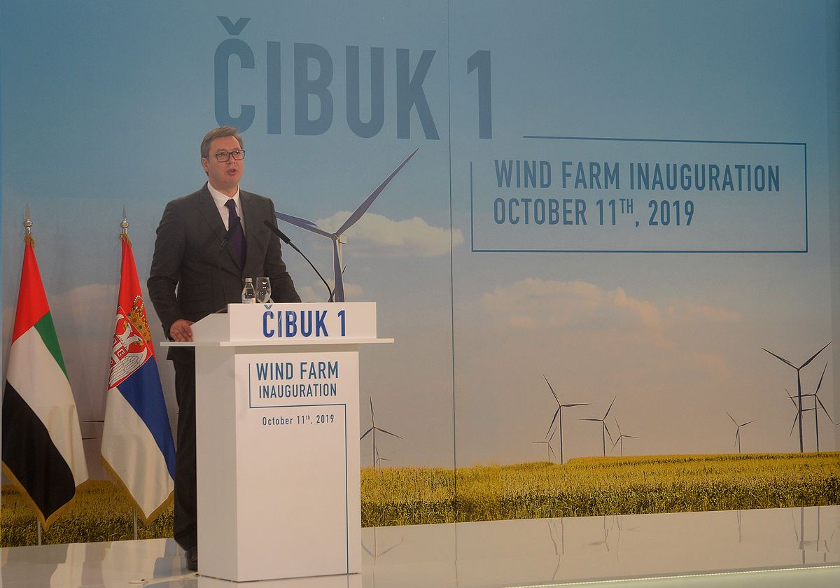vucic na otvaranju vetroparka cibuk foto dimitrije goll