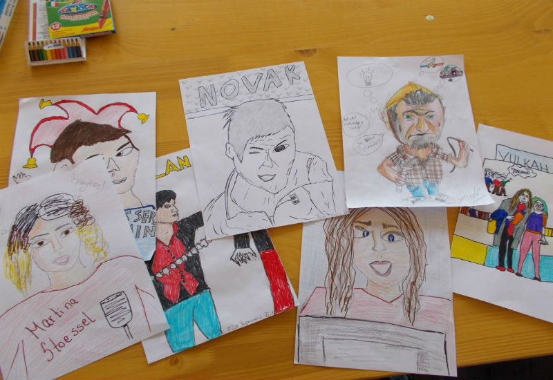 3 radionica karikature jabuka