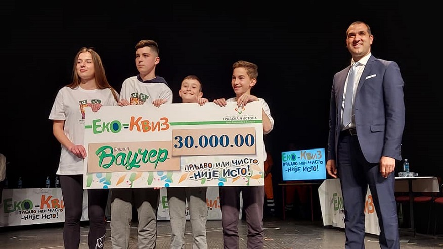 pobednici eko kviza iz vrsca foto JKP Drugi oktobar