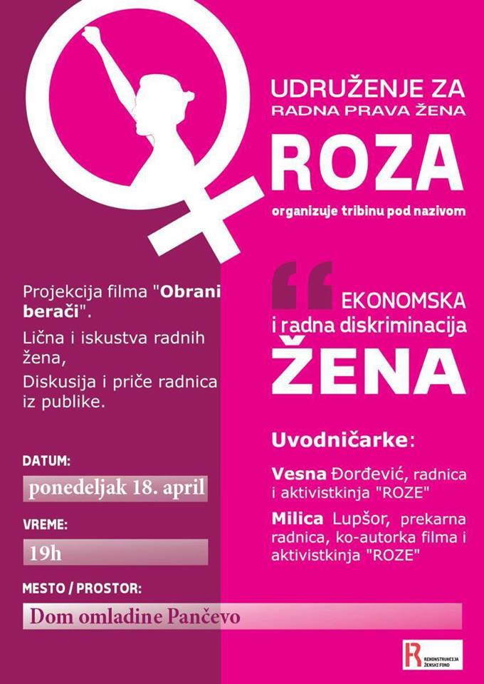 tribina roza luksemburg plakat