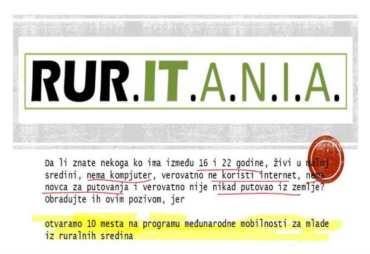Prijavite se za uče&scaron;će na međunarodnom kampu za mlade