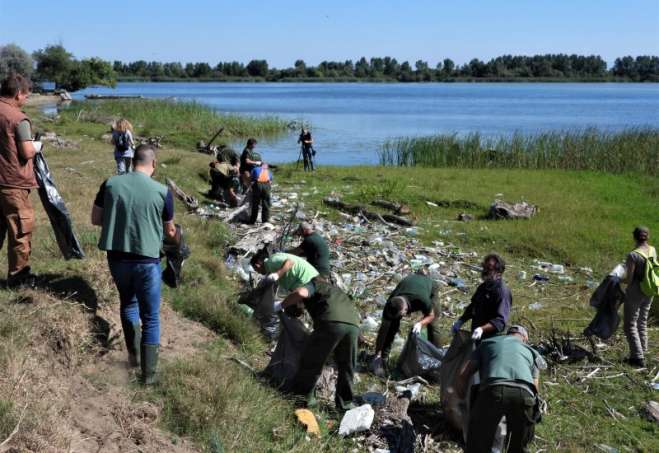 Obale Dunava na lokalitetu "Labudovo okno" očišćene su od raznog otpada