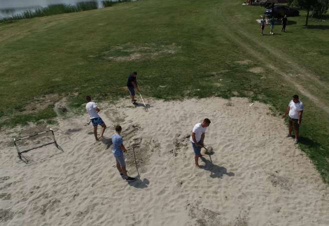 Uređivanje plaže u omoljici