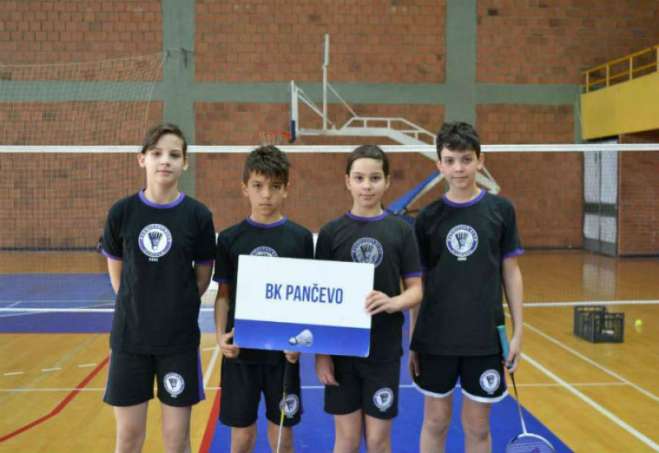 Badminton klub “Pančevo” predstavljali su Natalija Boharević, Nikola Borka, Sanja Perić i Mihajlo Borka