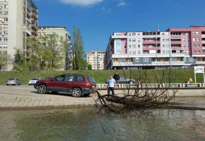 Detalj akcije čišćenja reke Tamiš