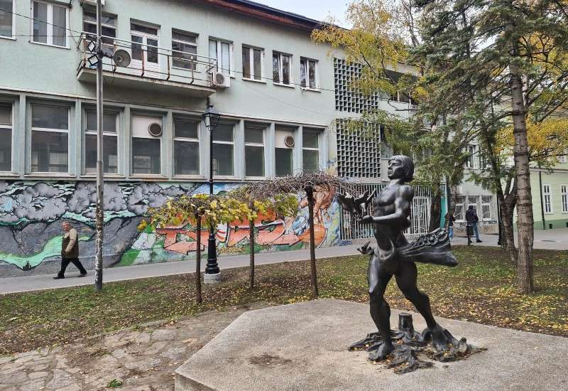 Jedna od najpoznatijih Jovovićevih skulptura u Pančevu je &bdquo;Sejač&ldquo;, postavljena u javnom prostoru i prepoznatljiva po snažnoj figuralnosti i smirenom dostojanstvu koje oda&scaron;ilje