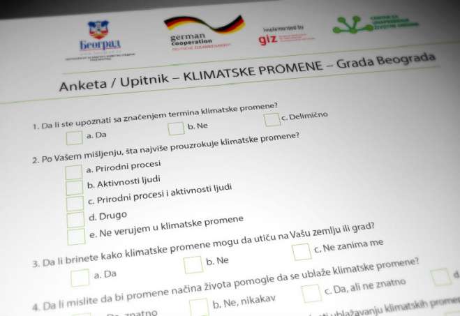 Upitnik o klimatskim promenama