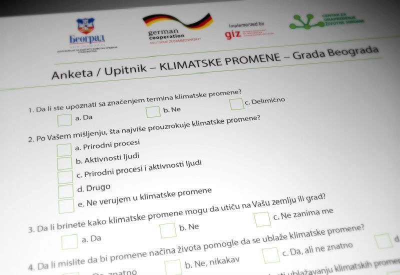 Upitnik o klimatskim promenama