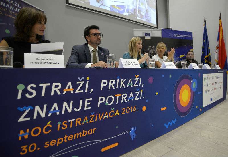 Noć istraživača u Srbiji održaće se u 12 gradova: Beogradu, Novom Sadu, Kragujevcu, Ni&scaron;u, Pirotu, Požarevcu, Petnici, Inđiji, Zrenjaninu, Pančevu, &Scaron;apcu i Subotici, a ulaz na sve događaje biće besplatan