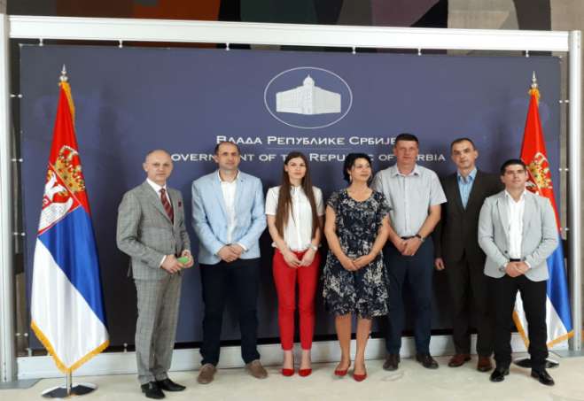 Ministar Goran Trivan s predstavnicima pet lokalnih samouprava