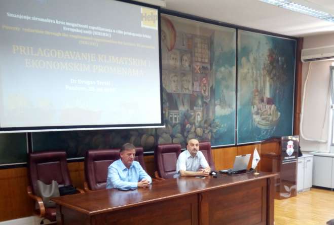 Milenko Čučković, član gradskog veća u Pančevu i dr Dragan Terzić