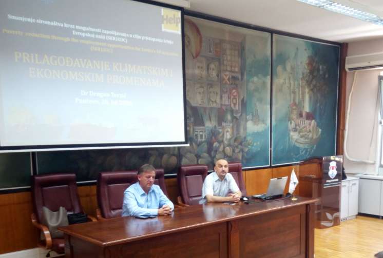 Milenko Čučković, član gradskog veća u Pančevu i dr Dragan Terzić