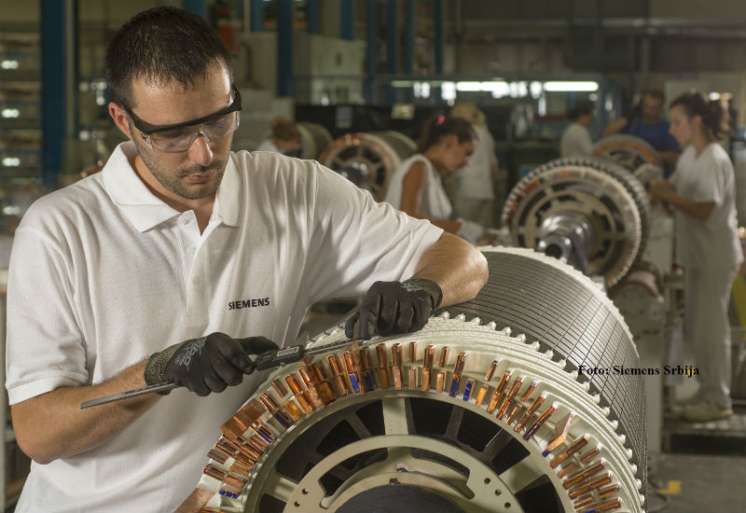 Generatori koji se proizvode u fabrici Siemens u Subotici