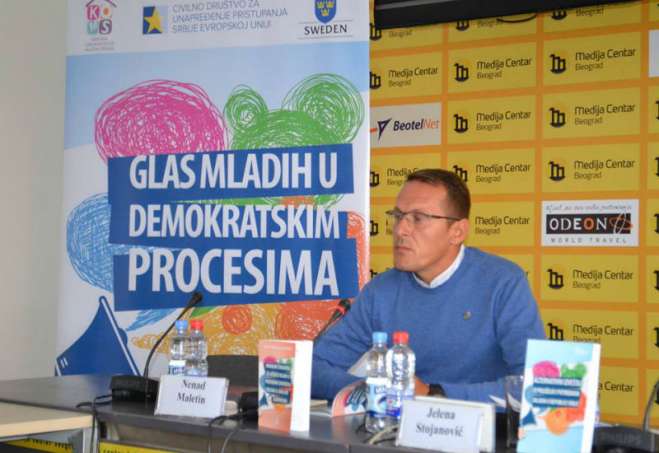 Nenad Maletin, generalni sekretar Krovne organizacije mladih Srbije