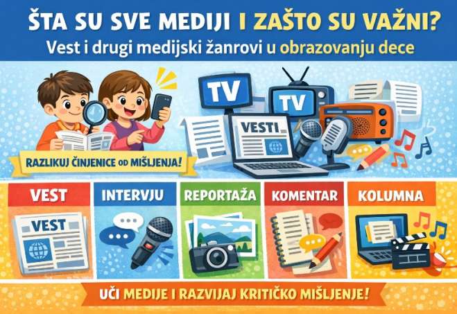 Mediji nisu samo izvor informacija, već i prostor u kome se razmenjuju ideje, stavovi i vrednosti. Oni informišu, obrazuju, zabavljaju i utiču na formiranje javnog mnjenja