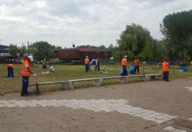 U akciji su učestvovali i radnici JKP „Higijena", a prikupljeni otpad će biti recikliran